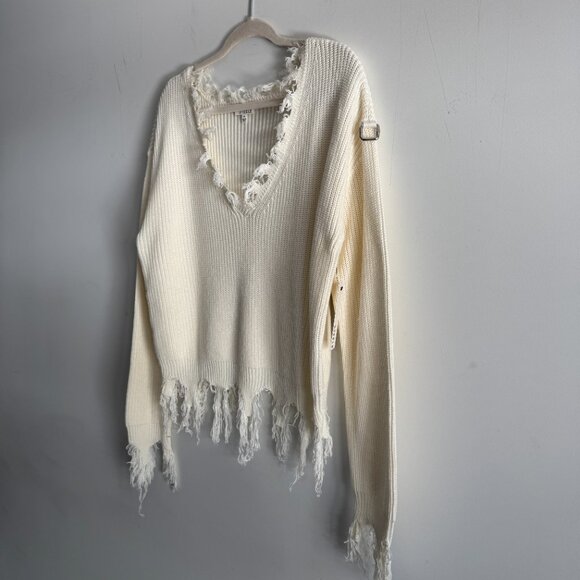 Steele Cream Montreux Sweater NWT, Size M - Picture 7 of 17